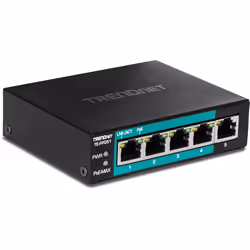 Trendnet TE-FP051, Non-géré, Fast Ethernet (10/100), Full duplex, Connexion Ethernet, supportant l'alimentation via ce port ( ...