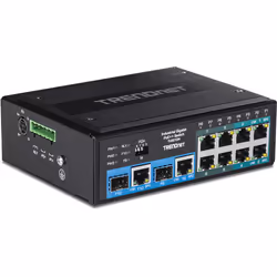 Trendnet TI-BG104 commutateur réseau Non-géré Gigabit Ethernet (10/100/1000) Connexion Ethernet, supportant l'alimentation via ce port (PoE) Noir