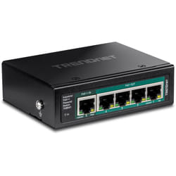 Trendnet TI-B541 commutateur réseau Non-géré Gigabit Ethernet (10/100/1000) Connexion Ethernet, supportant l'alimentation via ce port (PoE) Noir