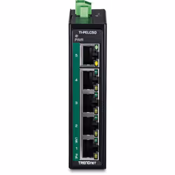 Trendnet TI-PELC50 commutateur réseau Non-géré Fast Ethernet (10/100) Connexion Ethernet, supportant l'alimentation via ce port (PoE) Noir - Vue supplémentaire 2