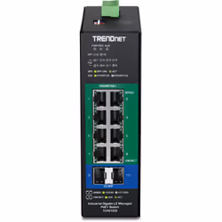 Trendnet TI-PG103I commutateur réseau Géré Gigabit Ethernet (10/100/1000) Connexion Ethernet, supportant l'alimentation via ce port (PoE) Noir - Vue supplémentaire 2