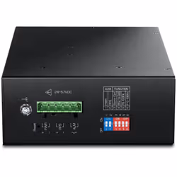 Trendnet TI-PG103I commutateur réseau Géré Gigabit Ethernet (10/100/1000) Connexion Ethernet, supportant l'alimentation via ce port (PoE) Noir - Vue supplémentaire 3