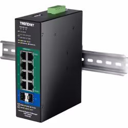 Trendnet TI-PG103I commutateur réseau Géré Gigabit Ethernet (10/100/1000) Connexion Ethernet, supportant l'alimentation via ce port (PoE) Noir - Vue supplémentaire 5