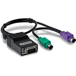 Trendnet TK-CAT5P câble PS/2 0,4 m 2x 6-p Mini-DIN Noir