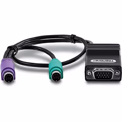 Trendnet TK-CAT5P câble PS/2 0,4 m 2x 6-p Mini-DIN Noir