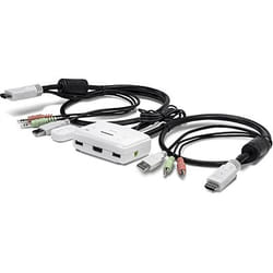 Trendnet TK-215i commutateur écran, clavier et souris Blanc