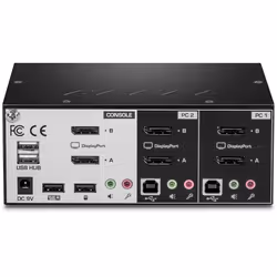 Trendnet TK-240DP commutateur écran, clavier et souris Noir