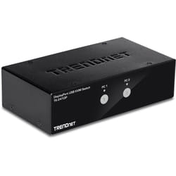 Trendnet TK-241DP commutateur écran, clavier et souris Noir