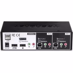 Trendnet TK-241DP commutateur écran, clavier et souris Noir