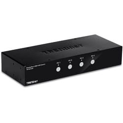 Trendnet TK-441DP commutateur écran, clavier et souris Noir