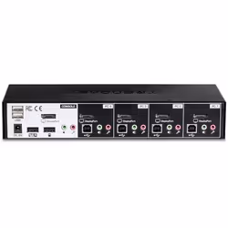 Trendnet TK-441DP commutateur écran, clavier et souris Noir