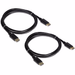 Trendnet TK-DP06/2, 1,8 m, DisplayPort, DisplayPort, Mâle, Mâle, 3840 x 2160 pixels