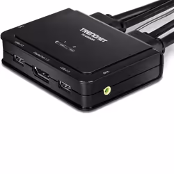 Trendnet TK-220DPI commutateur écran, clavier et souris Noir - Vue supplémentaire 4
