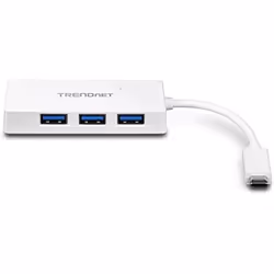 Trendnet TUC-H4E hub & concentrateur USB 3.2 Gen 1 (3.1 Gen 1) Type-C 5000 Mbit/s Blanc - Vue supplémentaire 5