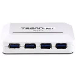 Trendnet TU3-H4 hub & concentrateur 5000 Mbit/s Blanc