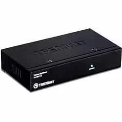 Trendnet TK-V201S, VGA, 2x VGA, 1920 x 1440 pixels, Noir, 65 m, 1,2 m
