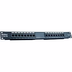 Trendnet 16-port Cat5/5e Unshielded Patch Panel, 10/100/1000Base-T(X), Gigabit Ethernet, Cat5e
