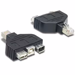 Trendnet USB & FireWire adapter for TC-NT2, Noir