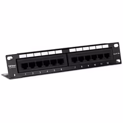 Trendnet TC-P12C5E, 10/100/1000Base-T(X), Gigabit Ethernet, RJ-45, Cat5e, Noir, CE, FCC