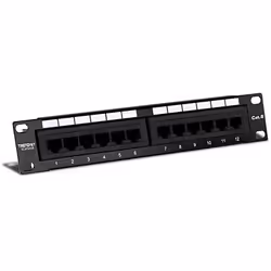 Trendnet TC-P12C6, 10/100/1000Base-T(X), Gigabit Ethernet, RJ-45, Cat6, Noir, CE, FCC