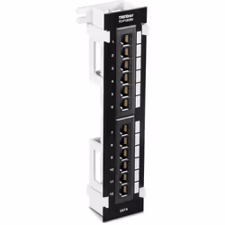 Trendnet TC-P12C6V, RJ-45, Cat6, 22/26, Noir, SPCC, -25 - 50 °C