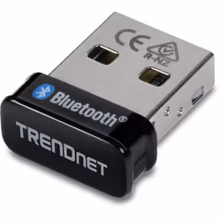 Trendnet TBW-110UB, USB Type-A, Bluetooth, Noir, Ordinateur portable, 0,0003 Gbit/s, 0 - 40 °C