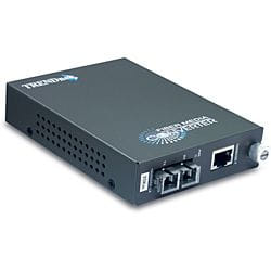 Trendnet TFC-1000S20 convertisseur de support réseau 2000 Mbit/s 1310 nm Monomode Gris