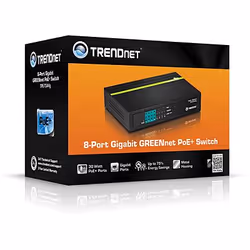 Trendnet TPE-TG44G commutateur réseau Non-géré Connexion Ethernet, supportant l'alimentation via ce port (PoE) Noir - Vue supplémentaire 4
