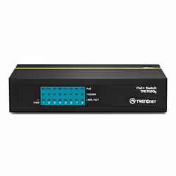 Trendnet TPE-TG80G commutateur réseau Non-géré Connexion Ethernet, supportant l'alimentation via ce port (PoE) Noir - Vue supplémentaire 4