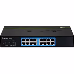 Trendnet TEG-S16DG commutateur réseau Non-géré Noir