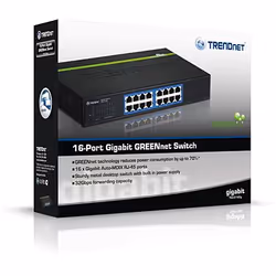 Trendnet TEG-S16DG commutateur réseau Non-géré Noir - Vue supplémentaire 4