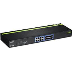 Trendnet TEG-S16G commutateur réseau Non-géré Noir