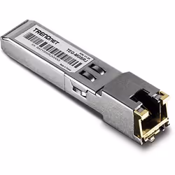 Trendnet TEG-MGBRJ, 1250 Mbit/s, SFP, 100 m, IEEE 802.3, IEEE 802.3ab, IEEE 802.3z, Aluminium, Métal