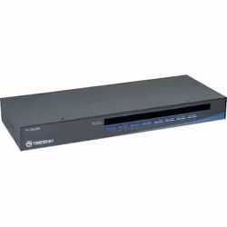Trendnet 16-Port USB/PS/2 Rack Mount KVM Switch, 2048 x 1536 pixels, Grille de montage, 1U, Noir