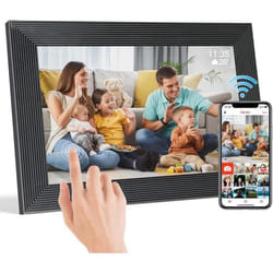 Cadre photo numérique Wi-Fi 101 1920 x 1200 HD IPS Écran tactile avec 32 Go de mémoire Rotation automatique Photosvidéos Partag