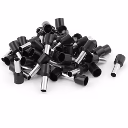 Embouts Lacet Connecteur - SOURCING MAP - 50Pcs - Noir - 10mm2 - Isolés