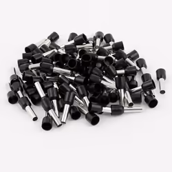 Embout Câble - SOURCING MAP - 100Pcs - Noir - 6 mm² - Connecteur Isolé - Câblage