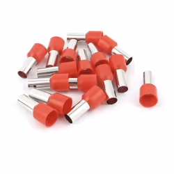 SOURCING MAP 15Pcs 16 bornes à sertir pré-isolées rouge Embout Câble Câblage Cosse à Sertir électrique Fil Sertissage Borne 6 ...