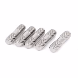 Boulon à double extrémité SOURCING MAP 5Pcs M8 x 30mm métrique vis à goujon fileté en acier inoxydable A2 Fixation industriel ...