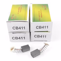 SOURCING MAP Carbone Brosse Rechange CB411 6mm x 9mm x 13mm 10Pcs