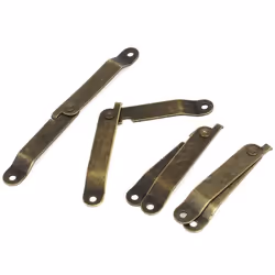 Charnières de Pliage - SOURCING MAP - 4Pcs - Métal - Bronze - 4mm Orifice de Fixation