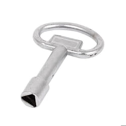Clé Serrure SOURCING MAP Clé Triangle Poubelle pour gaz électrique Mètre Box Panneau Serrure