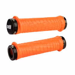 Odi Grips Troy Lee Designs Signature Series Lock-On, Poignées, Noir, Orange