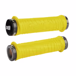 Odi Grips Troy Lee Designs Signature Series Lock-On, Poignées, Gris, Jaune