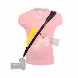 OP/TECH USA Utility Strap - Sling sangle Caméra Numérique Néoprène Noir