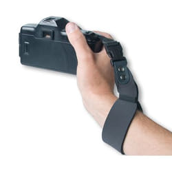 OP/TECH USA SLR Wrist Strap sangle Caméra Numérique Cuir, Néoprène, Nylon Noir