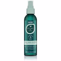 Le soin sans rinçage HASK Tea Tree Oil & Rosemary s’applique sur vos cheveux fraîchement lavés, il leur apporte tout ce d ...