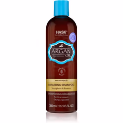 Hask Argan Oil 355ml, 355 ml, Shampoing, Professionnel, Unisexe, Cheveux abimés, Anti-frisottis, Hydratation, Réparation, Bri ...