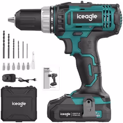 Perceuse Visseuse - Iceagle- LCD777-1S - 20V - 25+3 Réglages de Couple - Autonomie 2 Ah