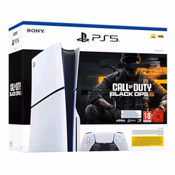Sony PlayStation 5 Slim - Call of Duty: Black Ops 6 Bundle, PlayStation 5, Noir, Blanc, 16384 Mo, GDDR6, 448 Go/s, AMD
